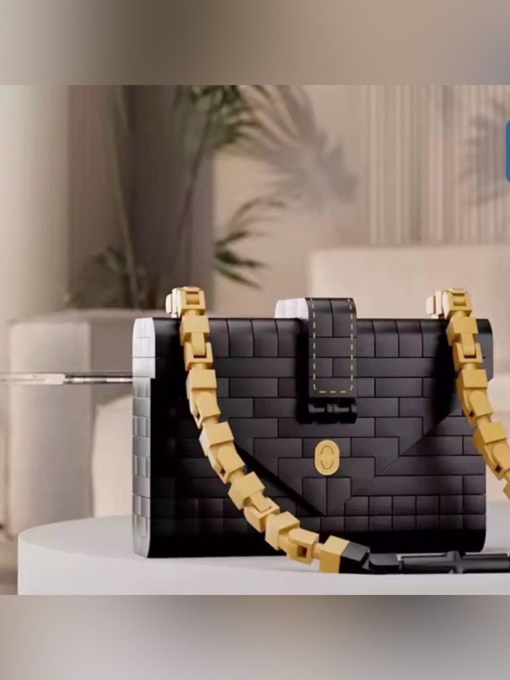 Fashion handbags mini building blocks Black and Gold. 2 sets!